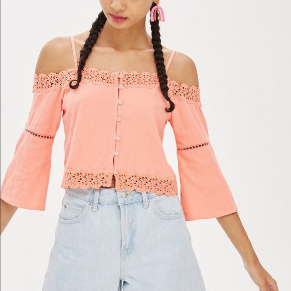 Topshop Tops - NWT CLEARANCE RACK! TopShop Bardot Top Size 10